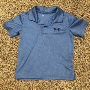 Under Armour boys blue polo